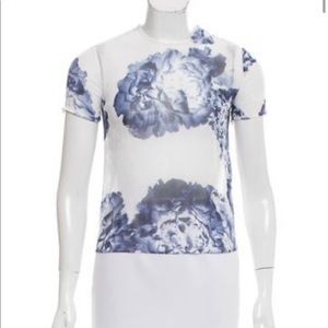 Lover silk sheer top